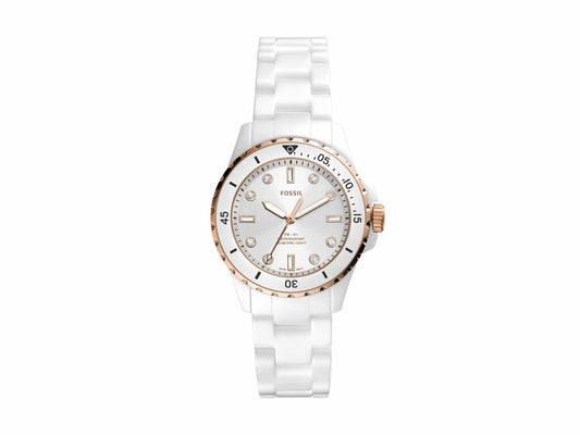 Fossil CE1107 Chronograph Quartz Ceramic Chain Lady’s Watch