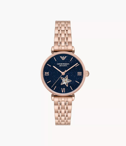 Emporio Armani AR60043  Automatic Blue Dial Women's Watch