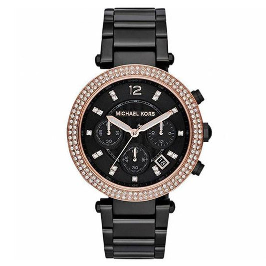 Michael Kors MK5885 Chronograph Quartz Stainless Steel Chain Ladies Watch