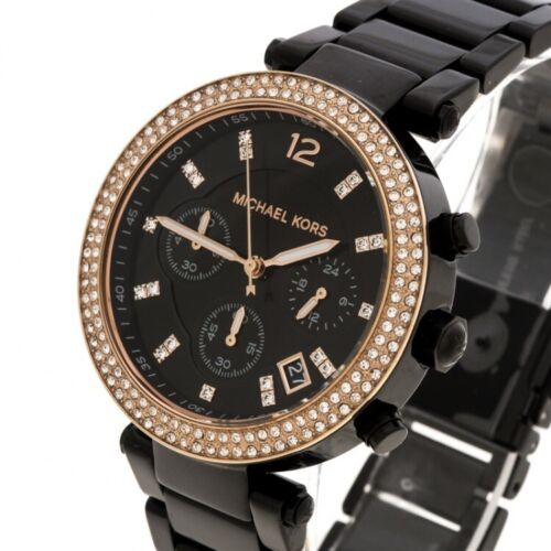 Michael Kors MK5885 Chronograph Quartz Stainless Steel Chain Ladies Watch
