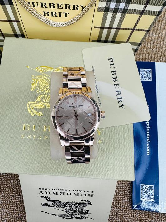 Burberry BU9135 Chronograph Quartz Stainless Steel Chain Ladies Watch
