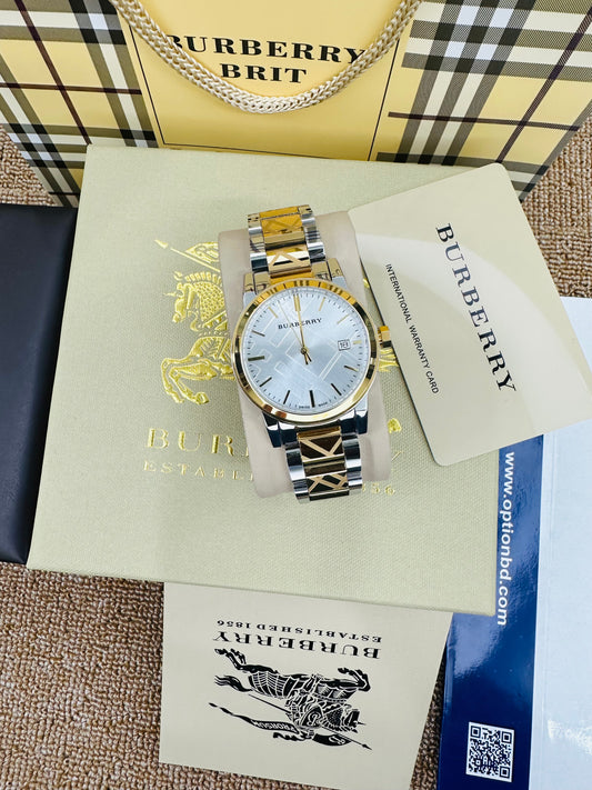 Burberry BU9115 Chronograph Quartz Stainless Steel Chain Ladies Watch