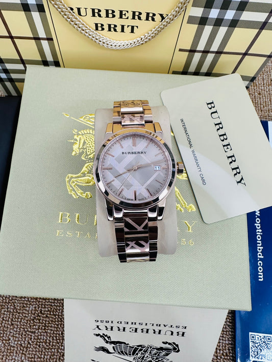Burberry BU9135 Quartz Stainless Steel Chain Ladies Watch