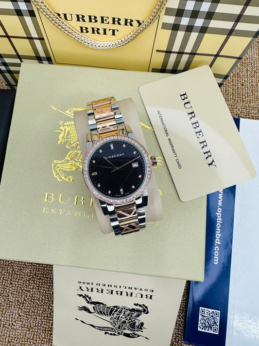 Burberry BU9146 Quartz Stainless Steel Chain Ladies Watch
