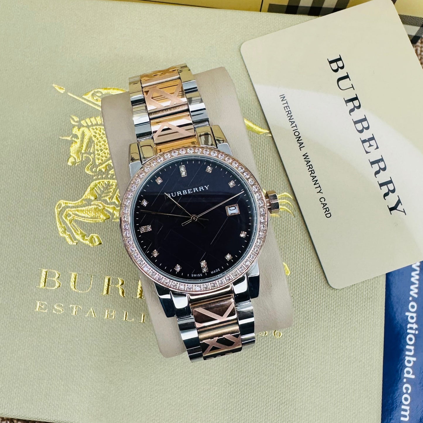 Burberry BU9146 Quartz Stainless Steel Chain Ladies Watch