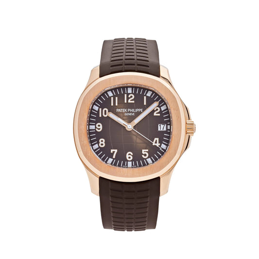 Patek Philippe Aquanaut 5167R-001 Chocolate Brown Dial 40.8mm Dark Brown Silicon Belt Swiss Grade Men’s Watch