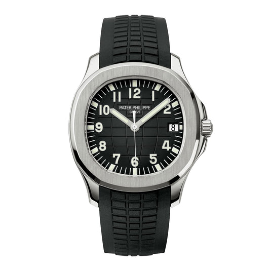 Patek Philippe Aquanaut 5167R-001 Black Dial 40.8mm Silicon Belt Swiss Grade Men’s Watch