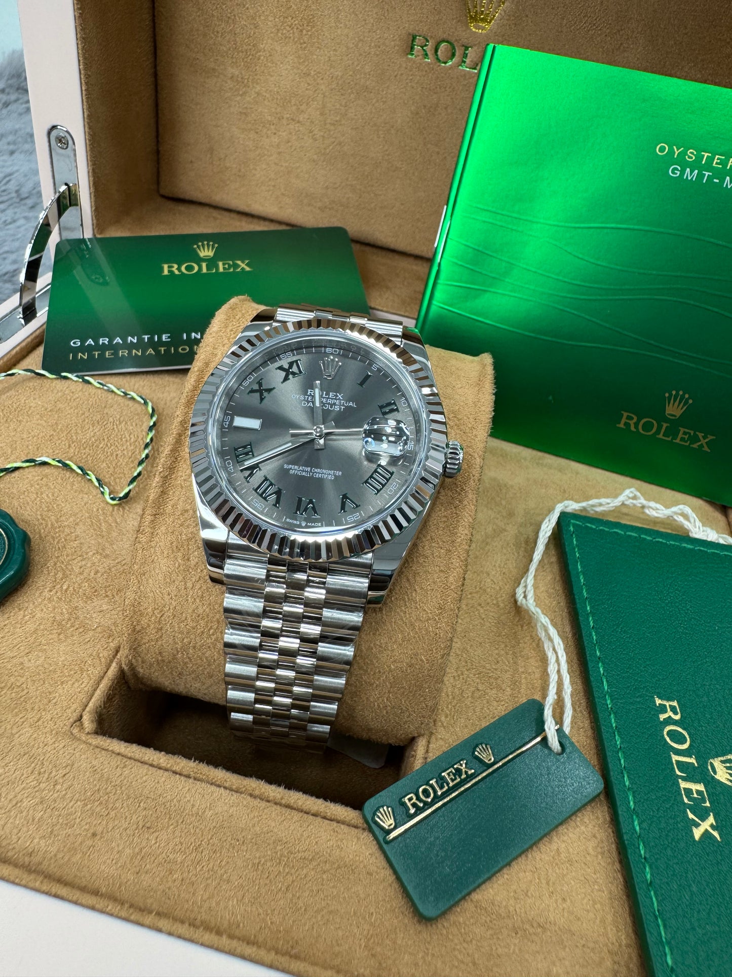 Rolex Datejust 126334 Wimbledon Dial Jubilee Bracelet 41mm Men’s Watch