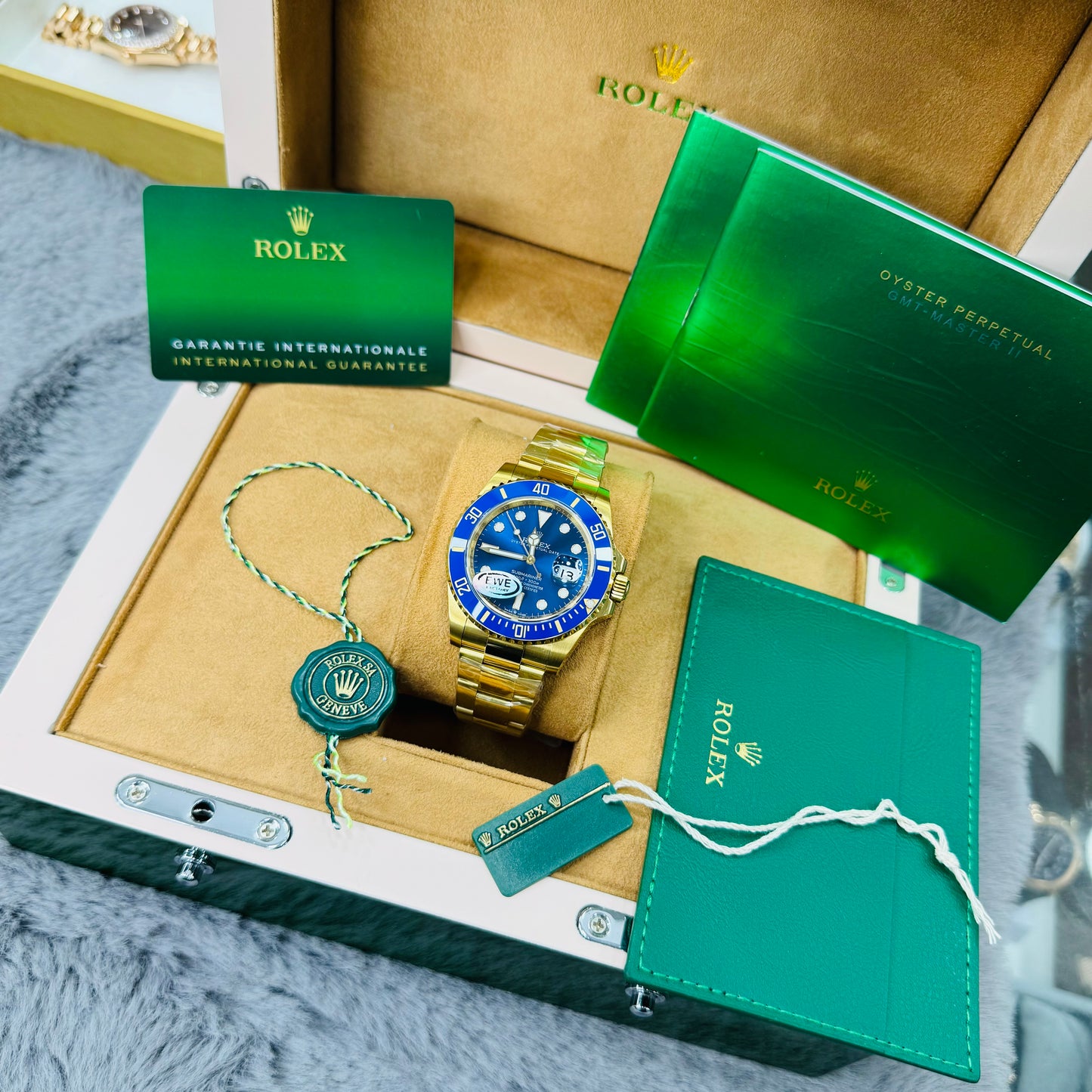 Rolex Submariner Date 126618LB Blue Yellow Gold 41 mm Swiss Grade Men’s Watch