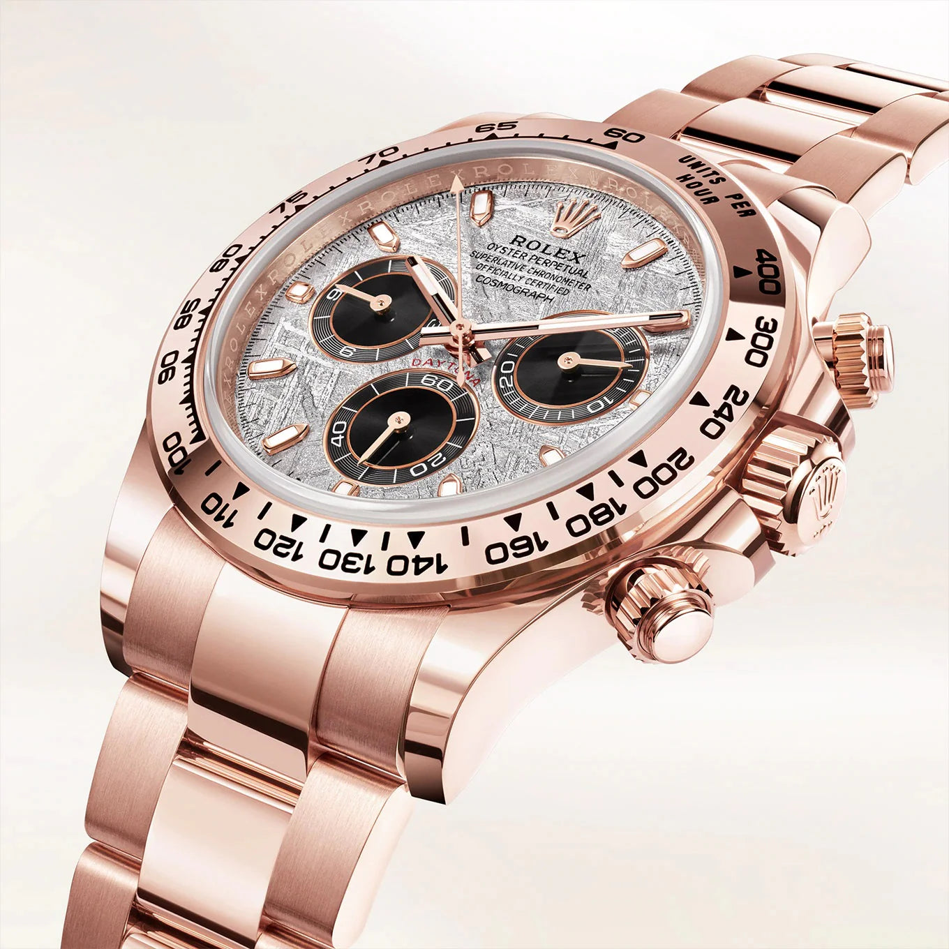 Rolex Daytona 116505 Rose Gold Meteorite Dial 40mm Swiss Grade Men’s Watch