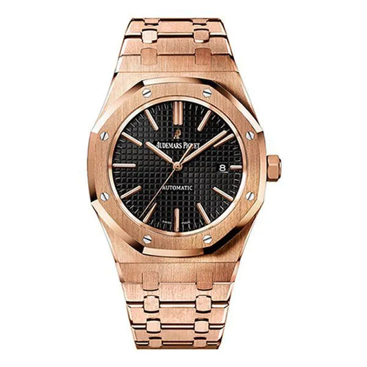Audemars Piguet Royal Oak Rose Gold 41mm Black Index 15400OR.OO.1220OR.01 Automatic Swiss Grade Men’s Watch