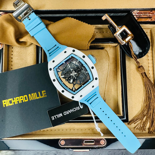 Richard Mille RM 055 Bubba Watson (RM055) SWISS Grade Silicon Stap manual wind Men's watch