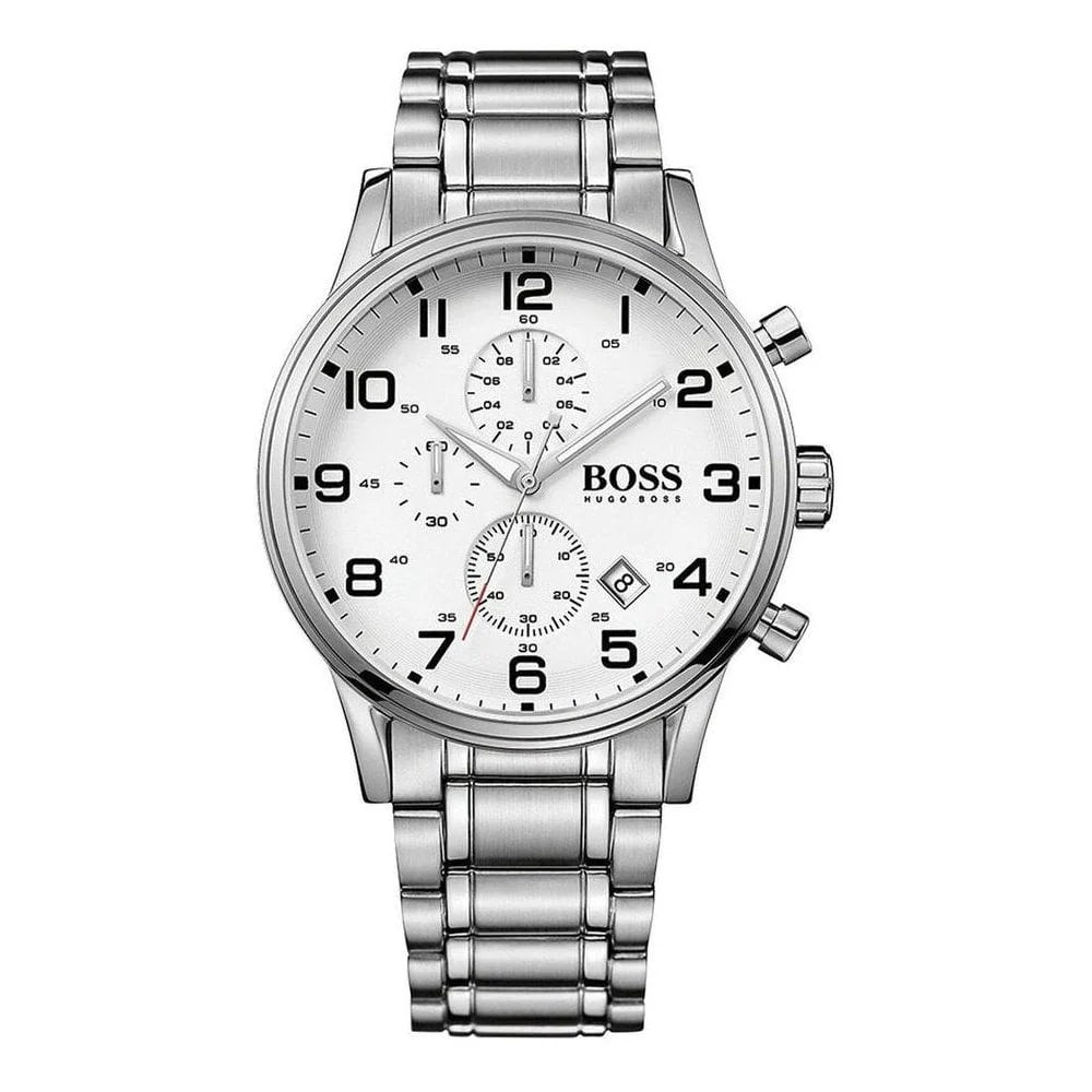 Hugo Boss Aero-liner HB1512445 Chronograph Quartz Stainless Steel Chain Men’s Watch