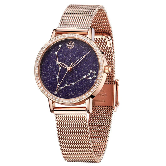 Megir M-7024 Quartz Rosegold Stainless Steel Chain Women’s watch