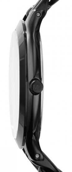 Michael Kors MK3317 Runway Twist Black Quartz Stainless Steel Chain Ladies Watch