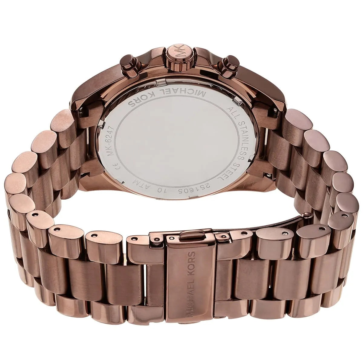 Michael Kors Bradshaw MK6247 Chronograph Quartz Brown-Tone Stainless Steel Chain Men’s Watch