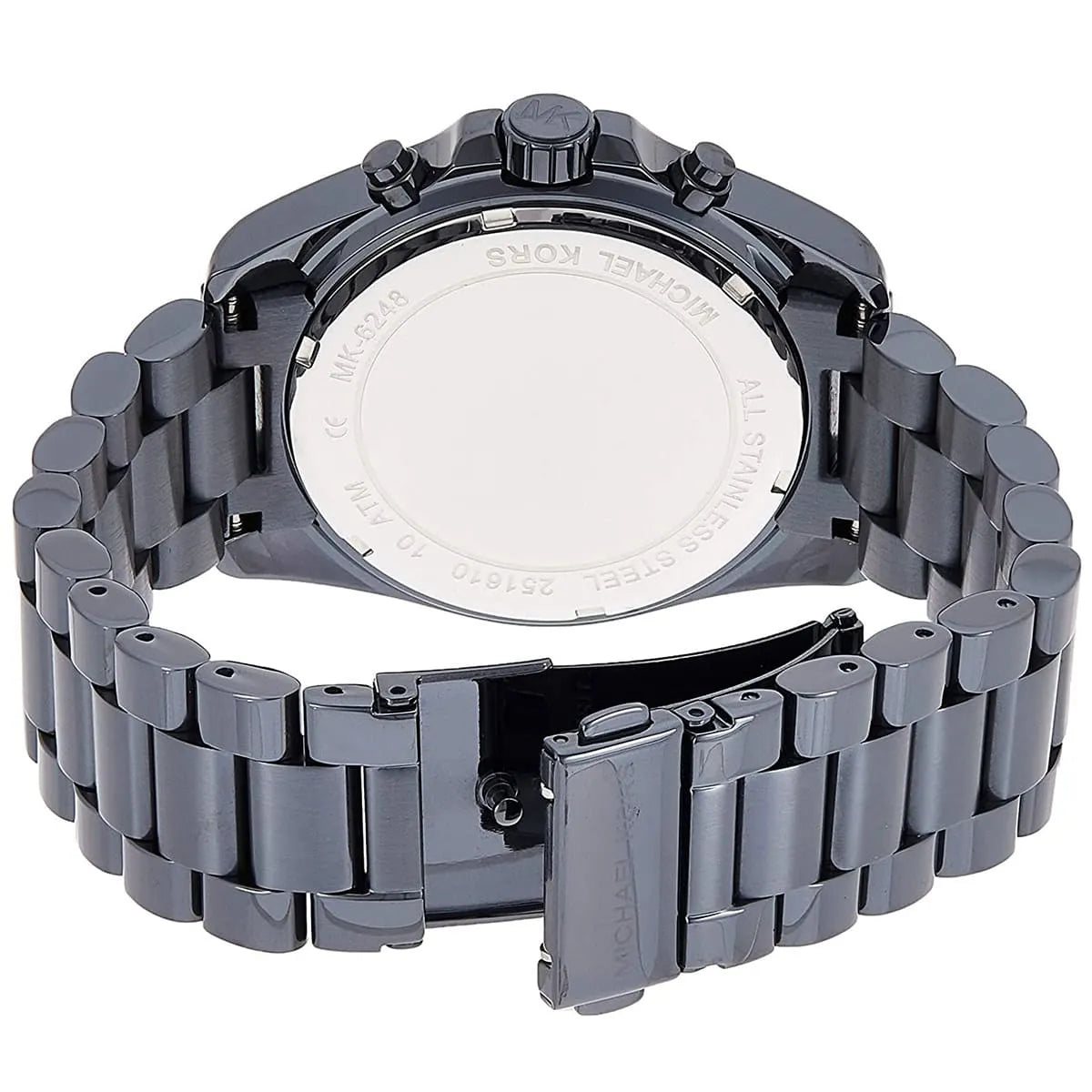 Michael Kors Bradshaw MK6248 Chronograph Quartz Full Blue-Tone Stainless Steel Chain Men’s Watch