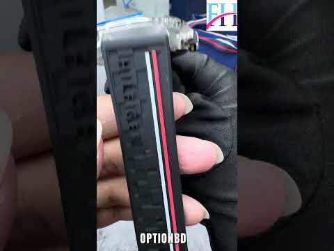 Tommy Hil-figer TH1791473 Chronograph Quartz Silicon Strap Men’s Watch