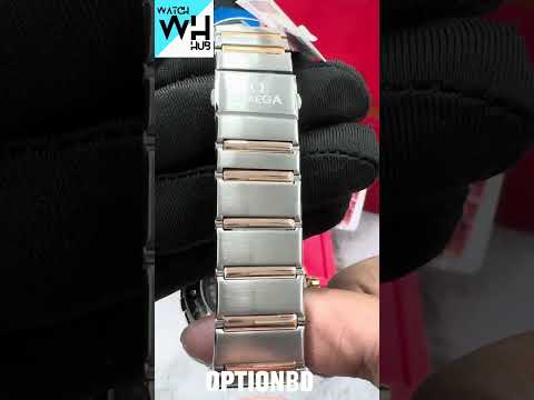 Omega Constellation Manhattan Automatic Two-Tone Stainless Steel Chain Men's Watch