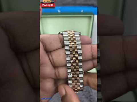 Rolex Datejust Rose Gold & Silver Automatic Stainless Steel Chain Lady’s Watch