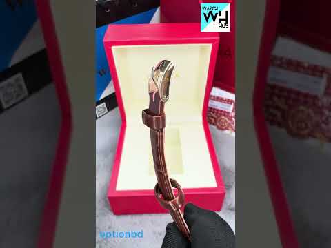 Omega DE Ville Automatic Genuine Leather Strap Men's Watch