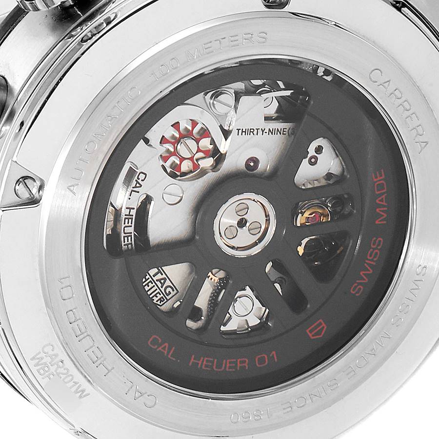 Tag Heuer Carrera CAR201W Automatic Chronograph Stainless Steel Men's Watch