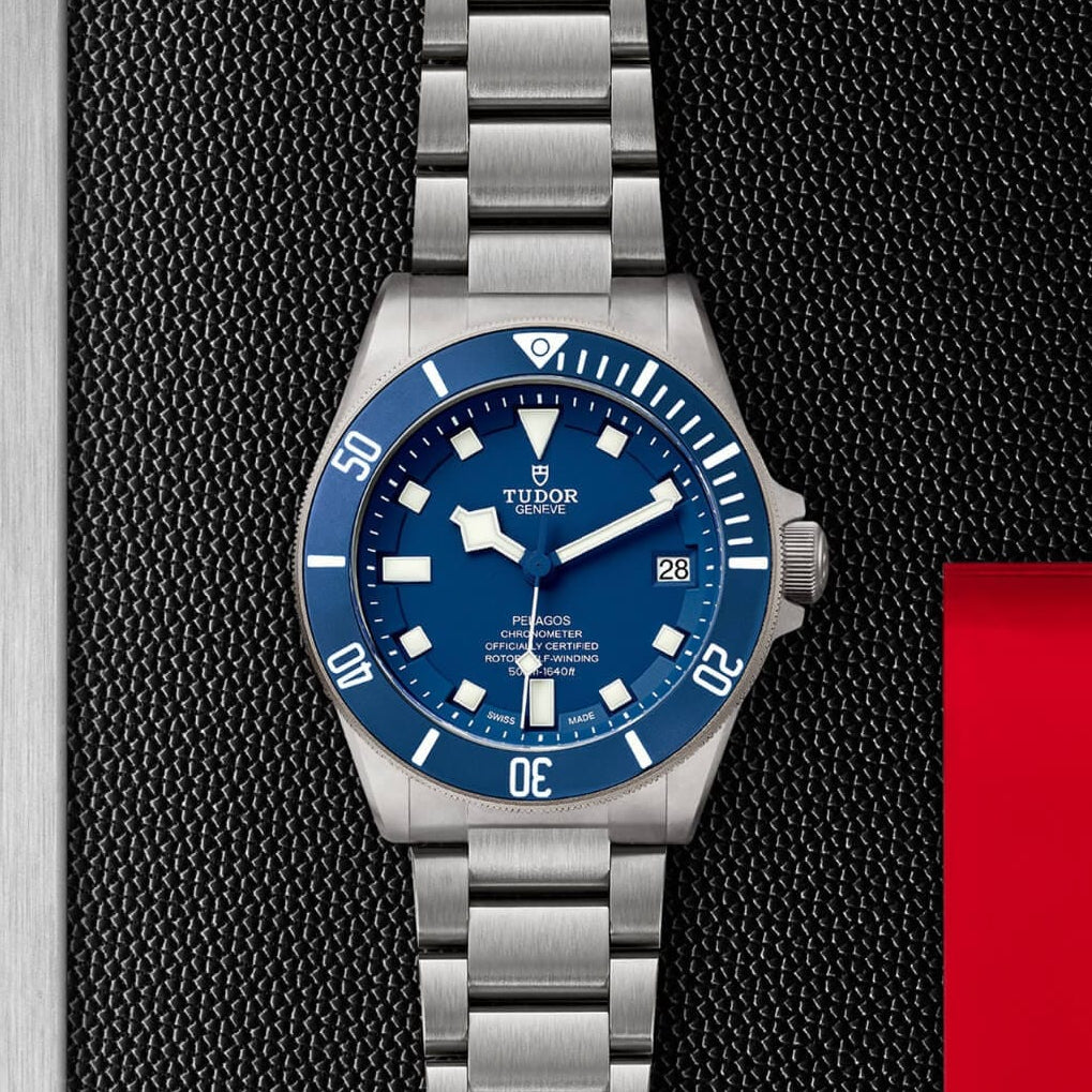 Tudor Pelagos Automatic Blue Dial Stainless Steel Chain Men’s Watch