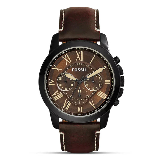 Fossil FS5088 Chronograph Quartz Genuine Leather Men’s Watch