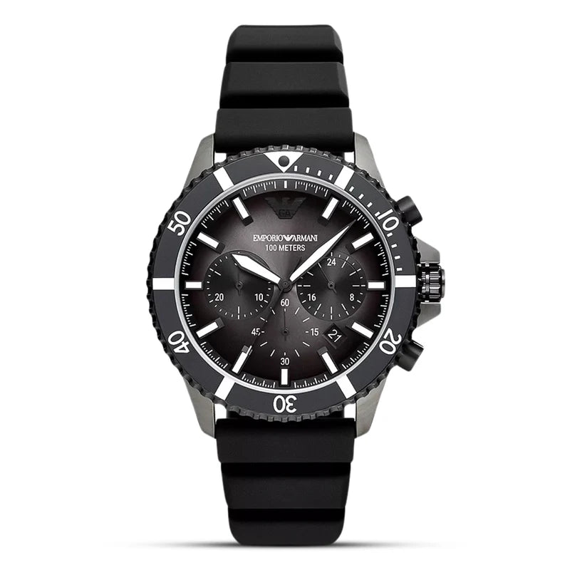 Emporio Armani Diver AR11515 Quartz Silicon Strap Men’s Watch