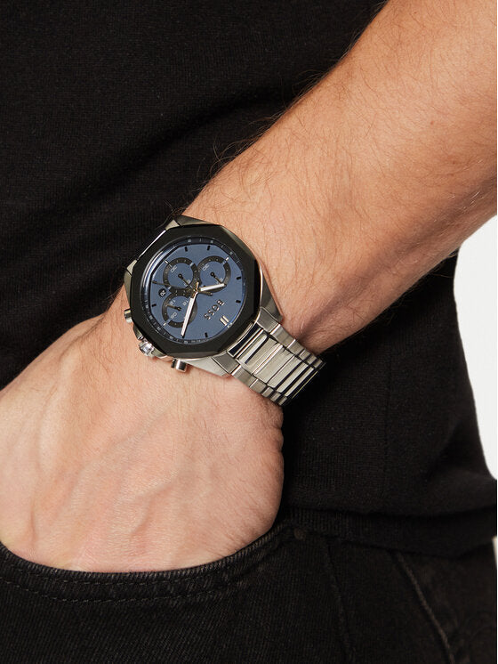 Hugo Boss HB1514015 Chronograph Quartz Stainless Steel Chain Men’s Watch