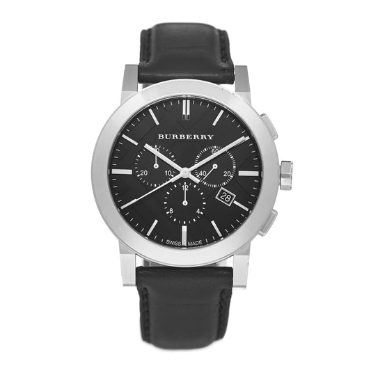 Burberry BU9356 Chronograph Quartz Genuine Leather Strap Men’s Watch