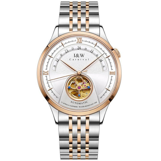 I&W Carnival 525G7 Automatic Stainless Steel Chain Men’s Watch