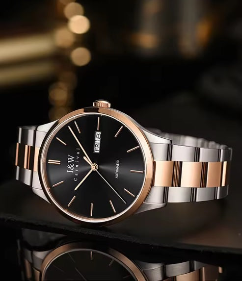 I&W Carnival 8530 Automatic Stainless Steel Chain Men’s Watch