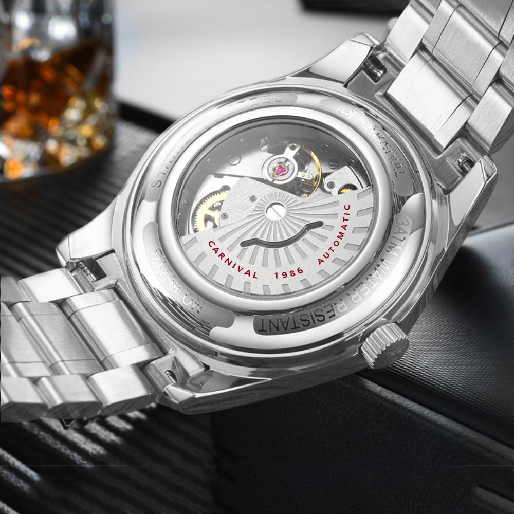 Carnival 8671g Automatic Stainless Steel Chain Men’s Watch