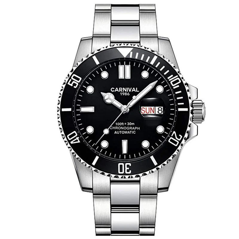 Carnival 8756g Automatic Stainless Steel Chain Men’s Watch
