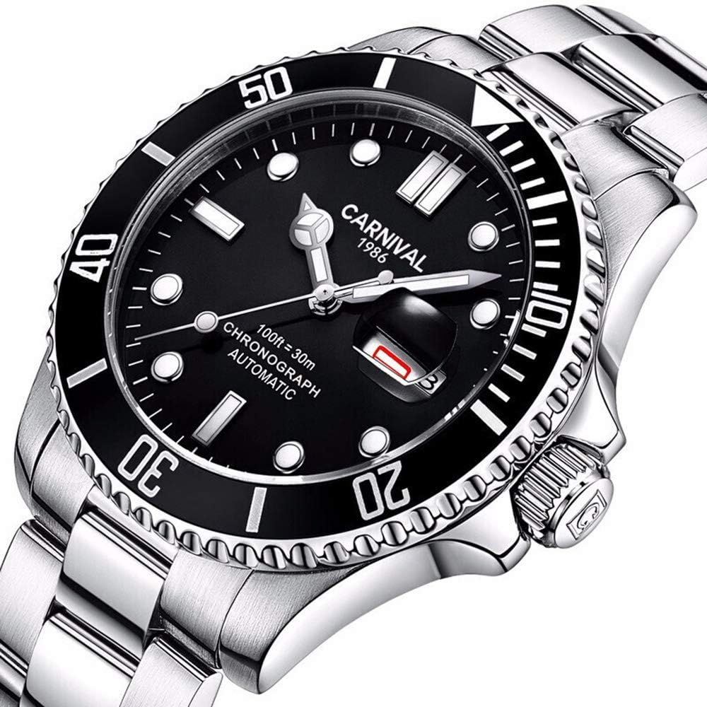 Carnival 8756g Automatic Stainless Steel Chain Men’s Watch