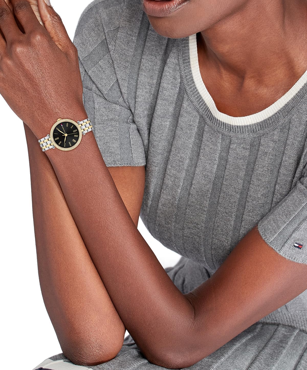 Tommy Hilfiger 1782720 Chronograph Dualtone Quartz Stainless Steel Chain Lady’s Watch