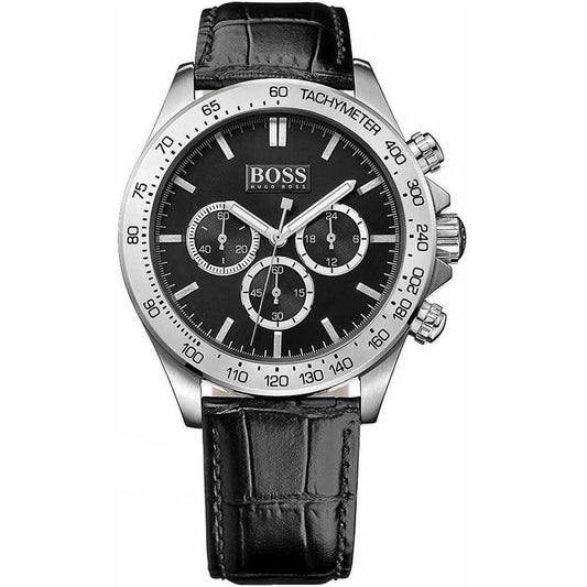 Hugo Boss HB1513178 Chronograph Quartz Genuine Leather Strap Men’s Watch