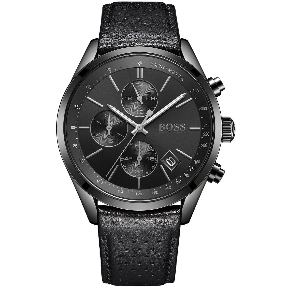 Hugo Boss HB1513474 Chronograph Quartz Genuine Leather Strap Men’s Watch