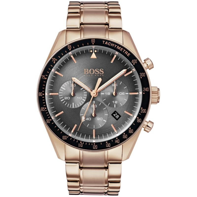 Hugo Boss HB1513632 Chronograph Quartz Stainless Steel Chain Men’s Watch