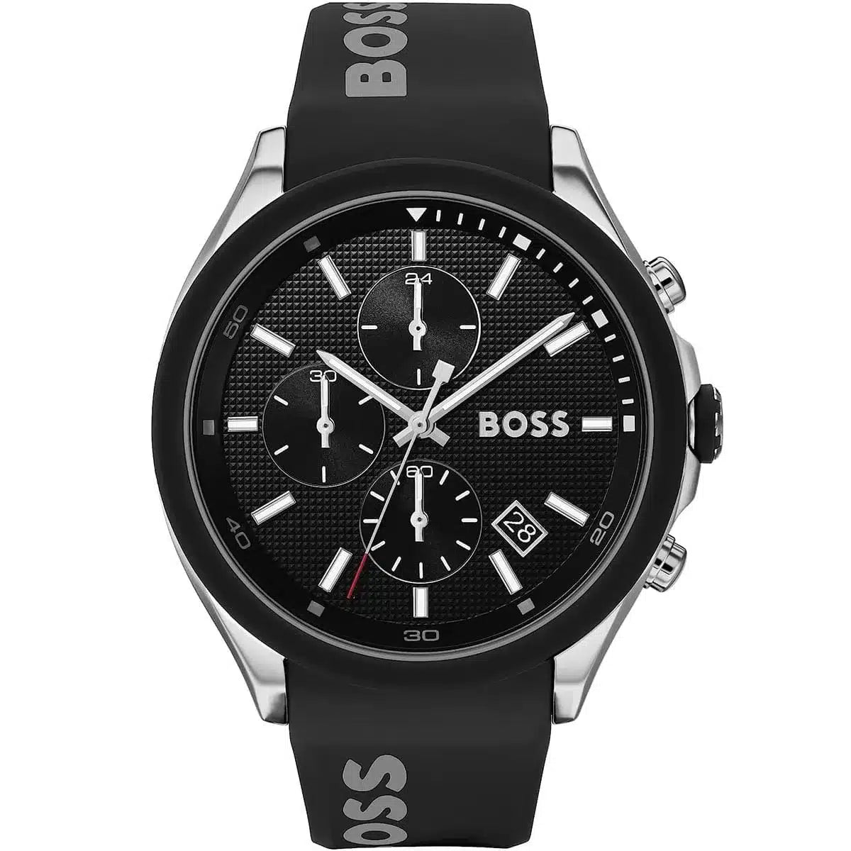 Hugo Boss HB1513716 Chronograph Quartz Silicon Belt Men’s Watch