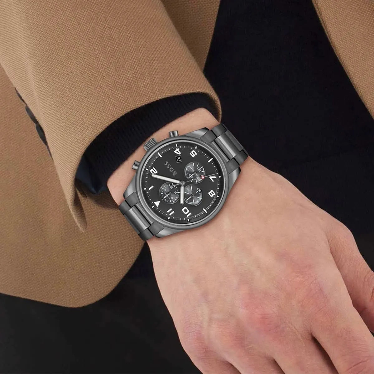 Hugo Boss View HB1513991 Chronograph Quartz Stainless Steel Chain Men’s Watch
