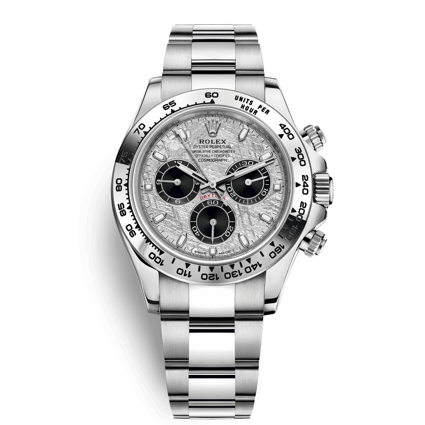Rolex Daytona Meteorite Silver Dial Automatic Stainless Steel Chain Men’s Watch