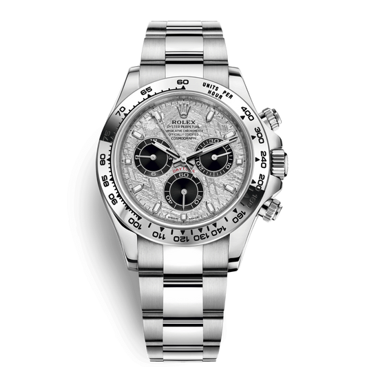 Rolex Daytona Meteorite Silver Dial Automatic Stainless Steel Chain Men’s Watch