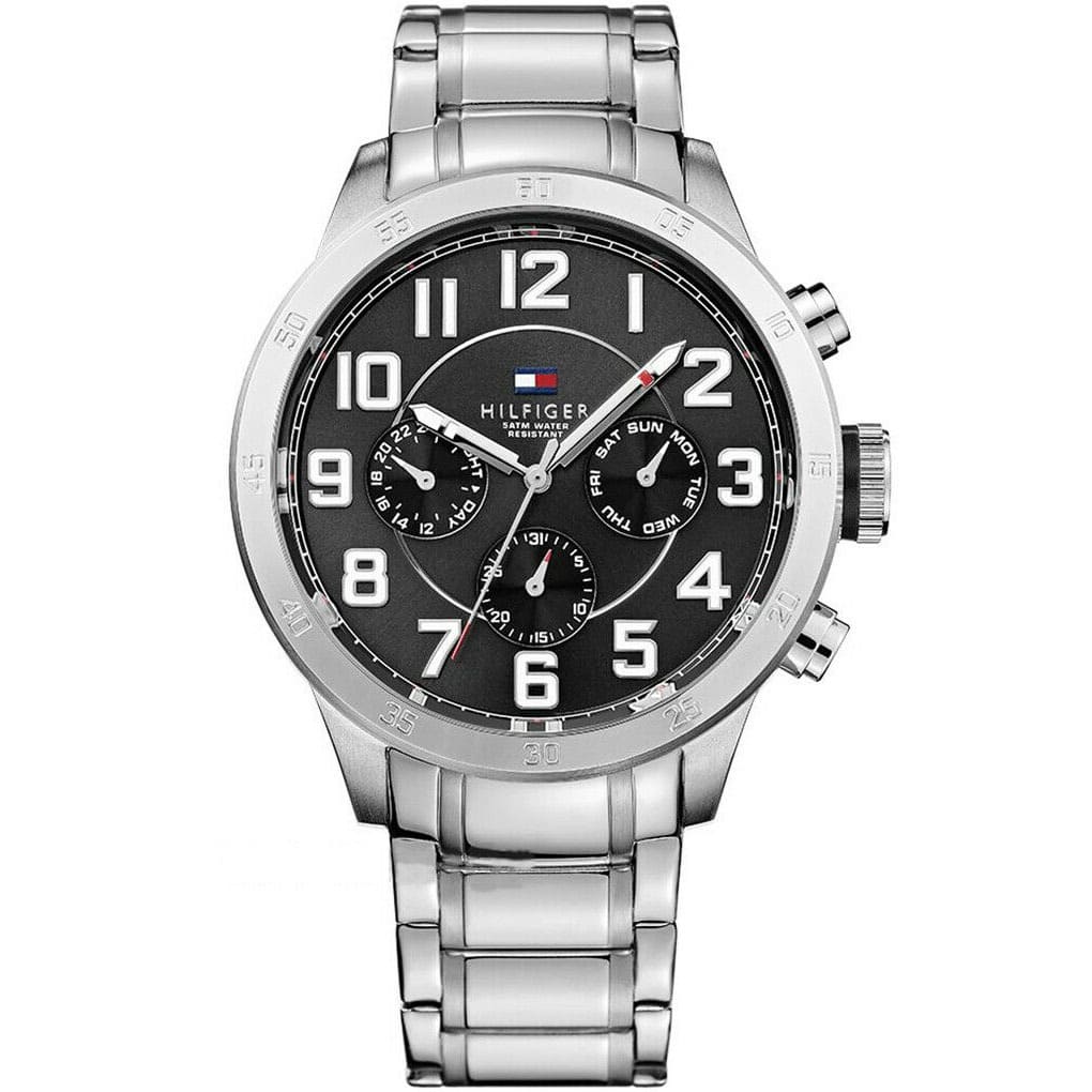 Tommy Hil-figer 1791054 Chronograph Quartz Stainless Steel Chain Men’s Watch