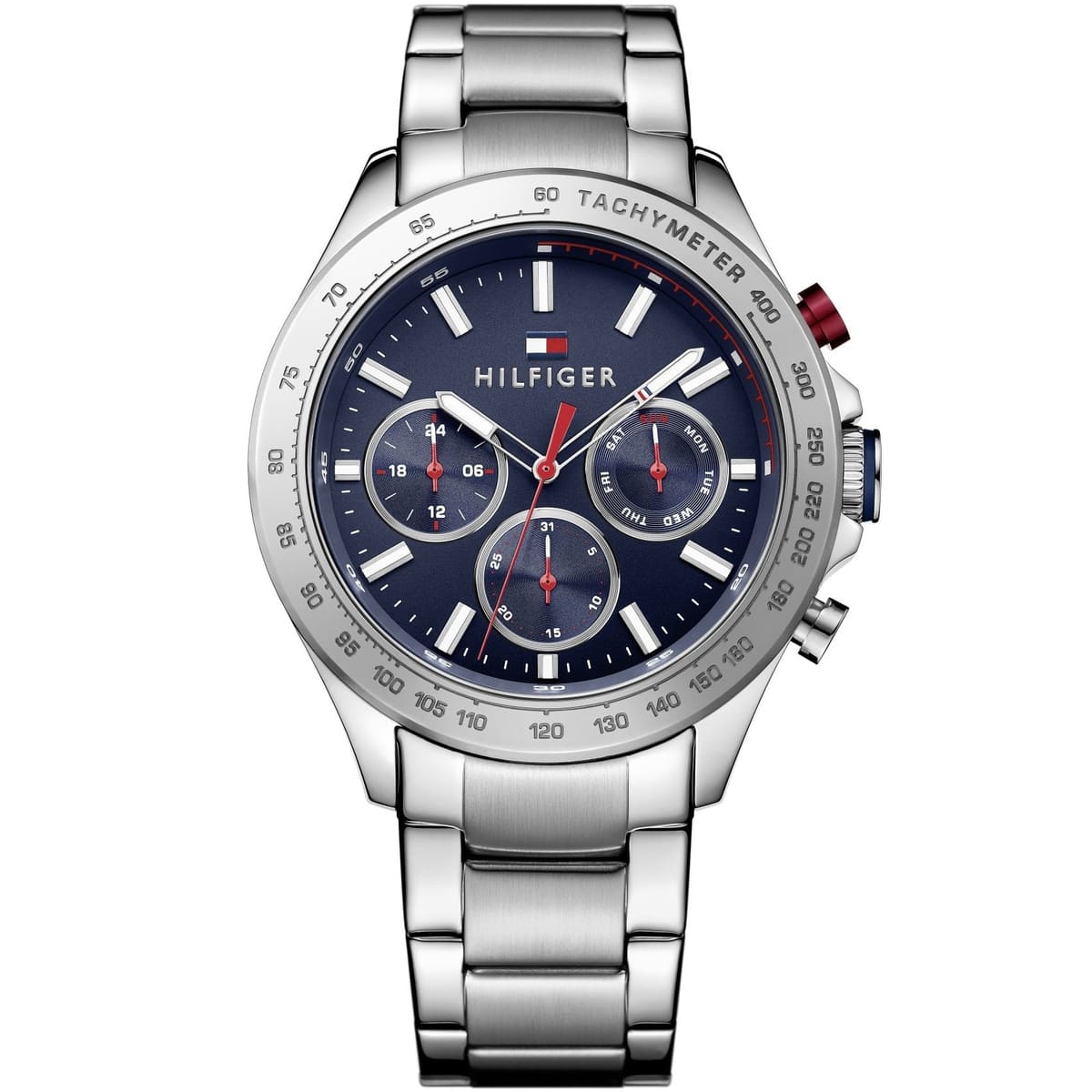 Tommy Hil-figer 1791228 Chronograph Quartz Stainless Steel Chain Men’s Watch