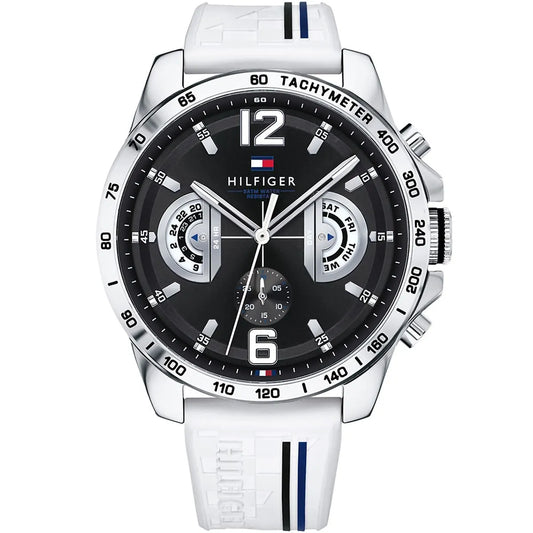 Tommy Hilfiger 1791475 Chronograph Quartz Silicon Strap Men’s Watch