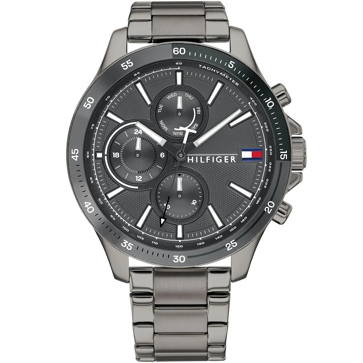 Tommy Hil-figer 1791719 Chronograph Quartz Stainless Steel Chain Men’s Watch