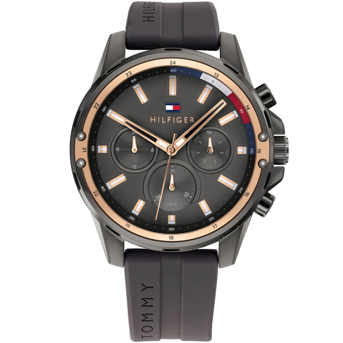 Tommy Hilfiger 1791792 Chronograph Quartz Silicon Strap Men’s Watch