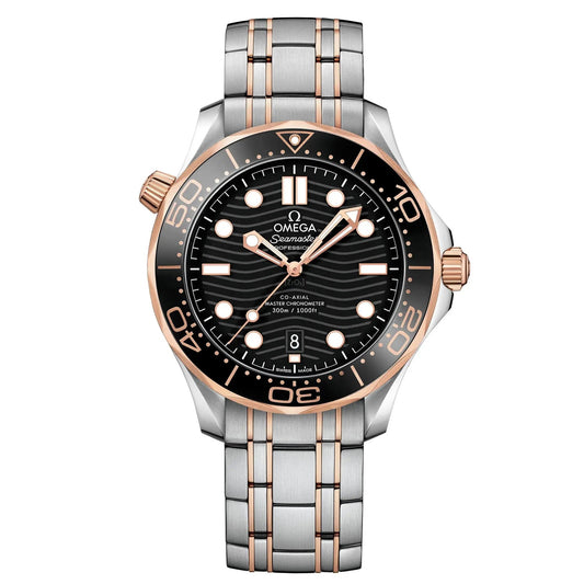 Omega Seamaster Professional Diver 300M Co-Axial Master Chronometer Automatic Stainless Steel Chain Men's Watch